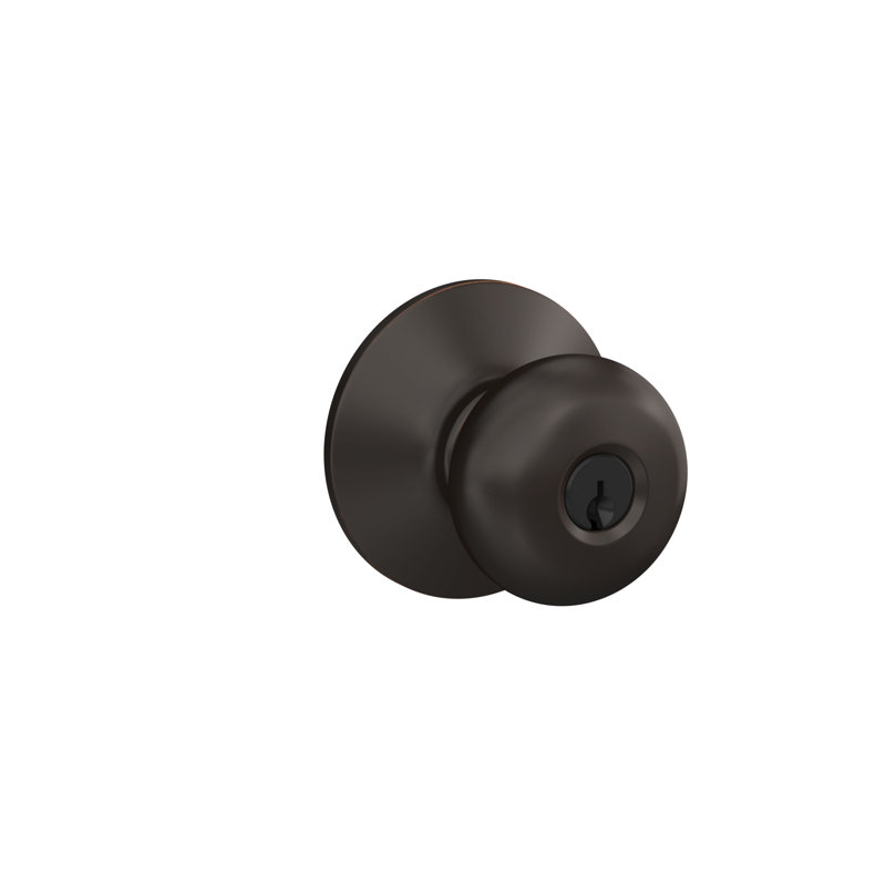 Ensemble de boutons d'entrée avec clé ronde Plymouth F Series, Noir mat