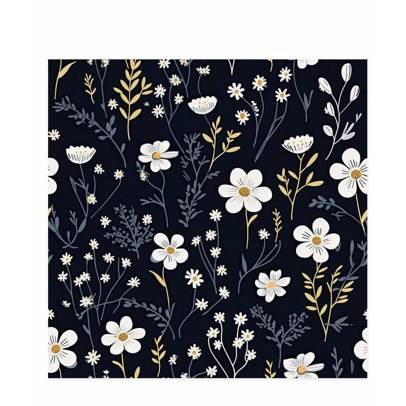 Floral Botanical Garden Dream IX Cottage Unframed Art Print, H 14 po x l 14 po