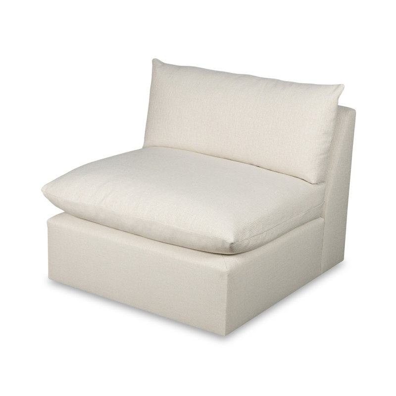 Cali Modular Sectional, Study Hall Ivory Polyester