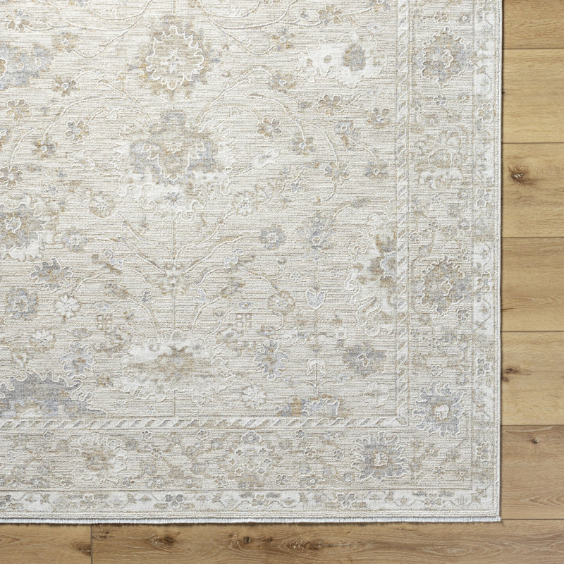 Tapis traditionnel tissé à la machine Teeken, Rectangle 5 pi x 6 pi 11 po