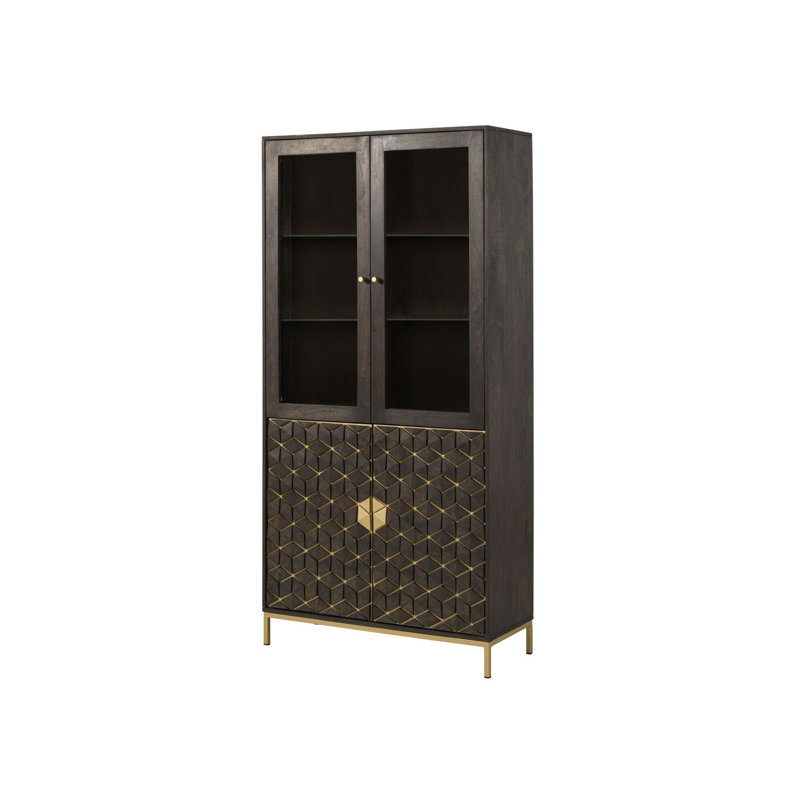 Display Cabinet, Oiled Grey