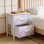 Table de chevet pour enfants avec 2 tiroirs, structure en acier robuste et table de chevet en bois avec dessus en bois, table de bout avec rangement multifonctionnel pour la chambre à coucher, le salon ou le bureau