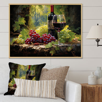 Cabernets calmes - impressions sur toile vin
