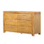 53X17x31.5" 6-Drawer Dresser , Six Spacious Drawers
