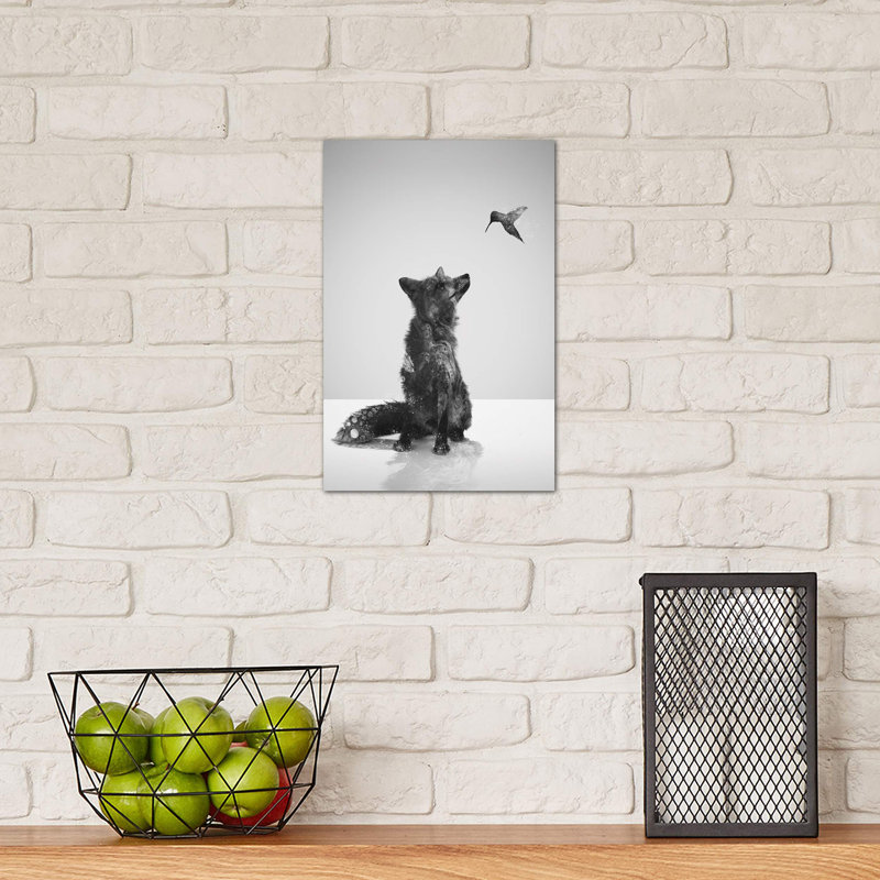 Little Friend by Daniel Taylor - Print on Canvas, 20.32 cm H x 30.48 cm W, Wrapped Canvas
