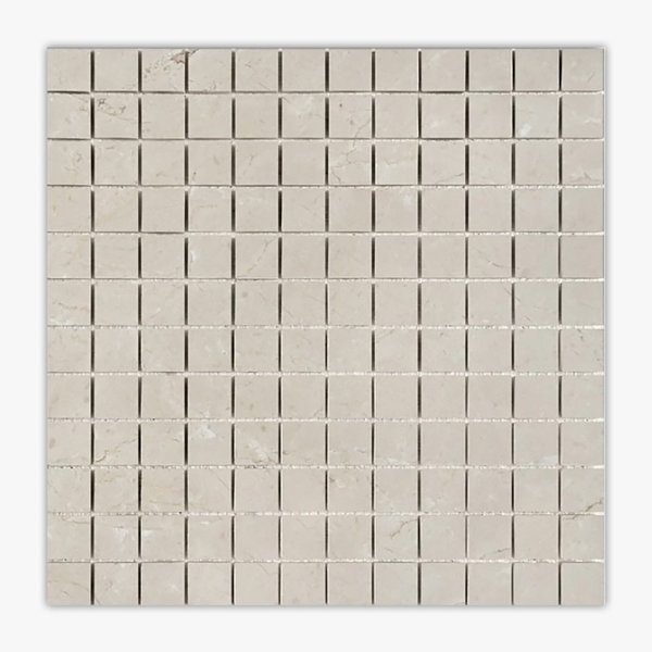 1" x 1" Marble Grid Mosaic Wall & Floor Tile
