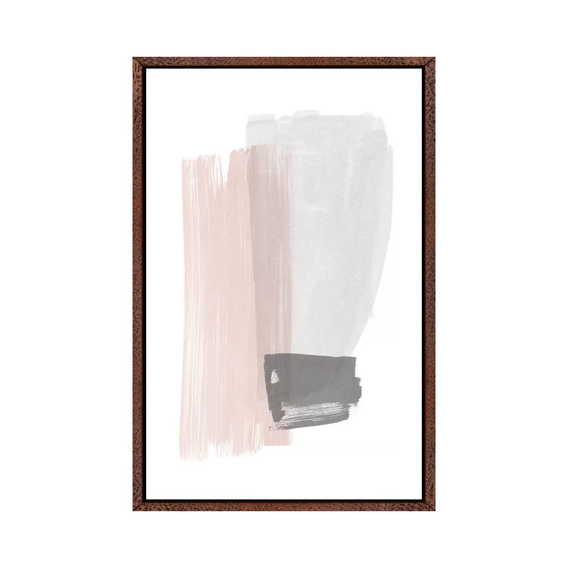 Brush Strokes I by Nouveau Prints - Painting on Canvas, Classic Wood Framed Canvas, 101.6cm H x 66.04cm W x 3.81cm D