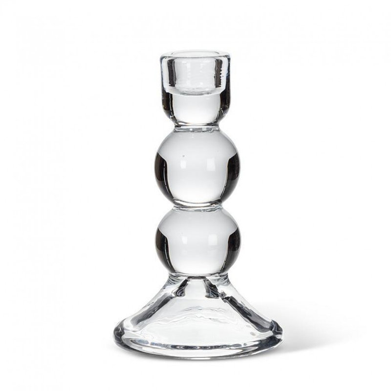 Small Ball Taper Candle Holder, 6'' H x 3.50'' W