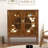 16 Pair Solid Wood Shoe Storage Cabinet