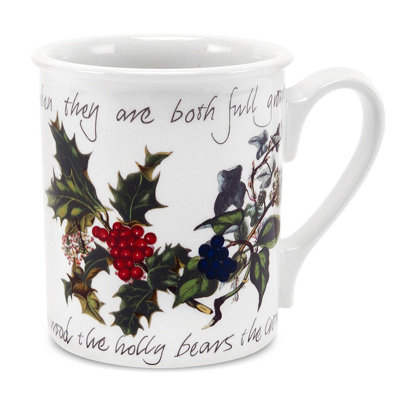 Holly & Ivy 9 Oz. Breakfast Mugs, Set of 6