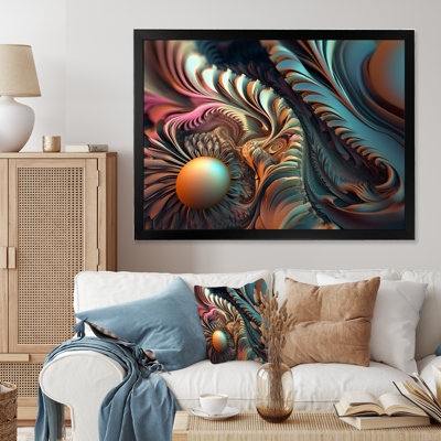 3D Fractal Universe en pastel rétro - impression