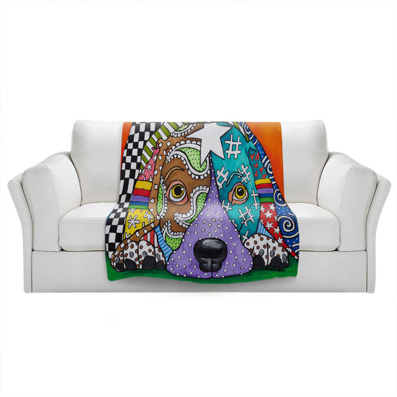  Couverture Sad Lab, 51 po x 60 po