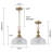 1 - Light Dome Prismatic Glass Pendant