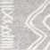 Rectangle Bassiru Polyester Area Rug in Gray
