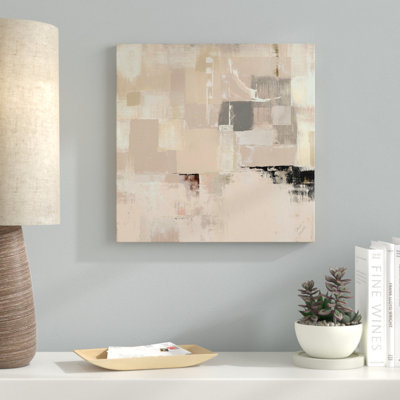 «Cream Voluminous II», reproduction de peinture acrylique