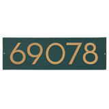 Floating Modern 4" Number Horizontal Address Plaque (5 Digits)