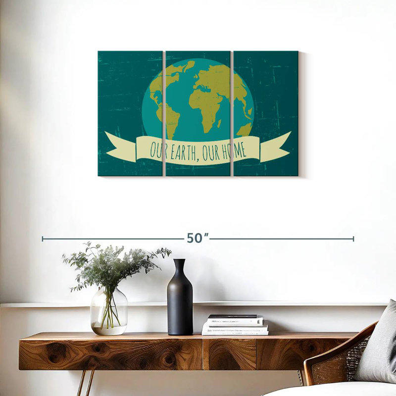 Our Earth Our Home, H 20 po x l 33 po