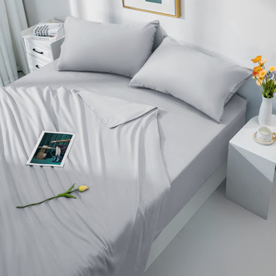 Laurne 200 Thread Count Microfiber Brushed Deep Fitted Bed Sheet