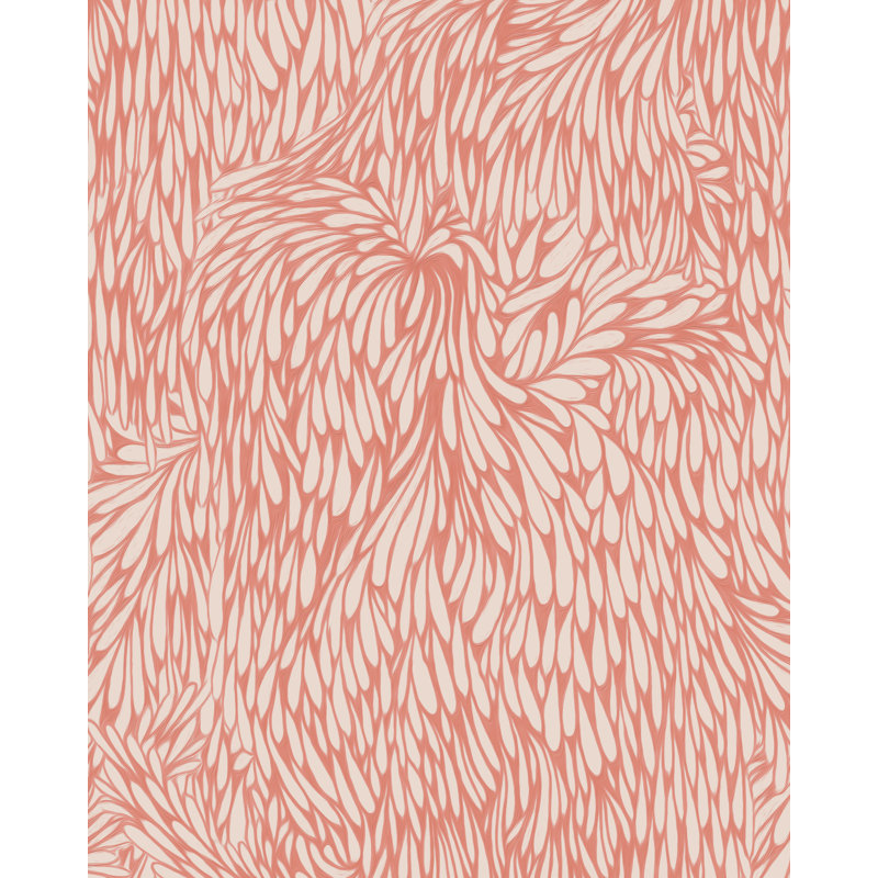 Animal Print Wallpaper Double Roll, Petal Pink