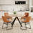 Ipke Faux Leather Upholstered Dining Chair-1138245487