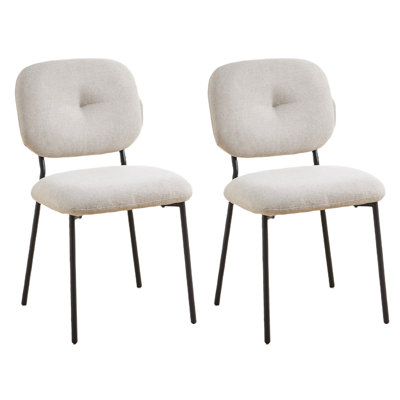 Chaises de salle à manger rembourrées Nerys