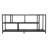 Modern Metal Steel TV Stand For Tvs Up To 60" With Open Storage Shelves For Living Room