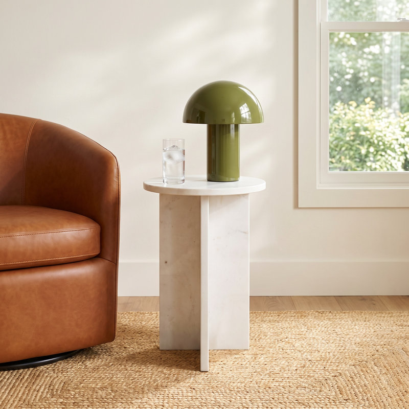 Shayne Accent Table, White