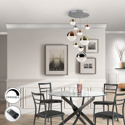 Avocet 9 - Light LED Cluster Pendant
