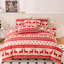 Ensemble de housse de couette de Noël imprimé flocon de neige renne-103147935
