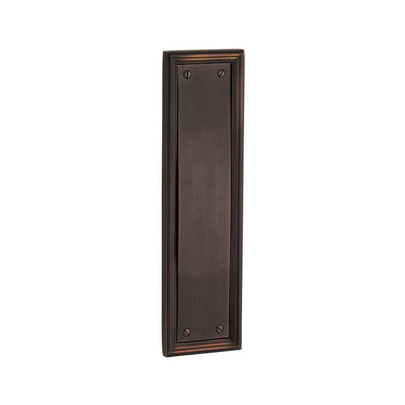 Nashville Push Plate, Lifetime Brass, 22.2" H x 3.1" W x 2" D
