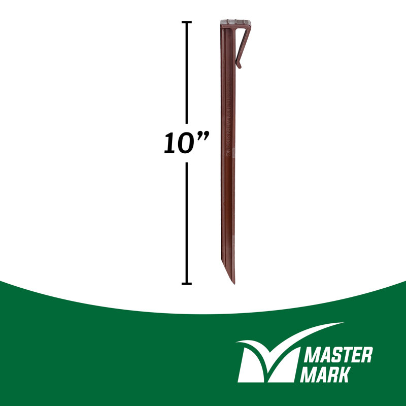 Master Mark 40 ft. Black HDPE Plastic Lawn Edging