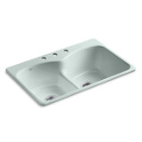 Langlade® 33" L x 22" W Drop-In Kitchen Sink