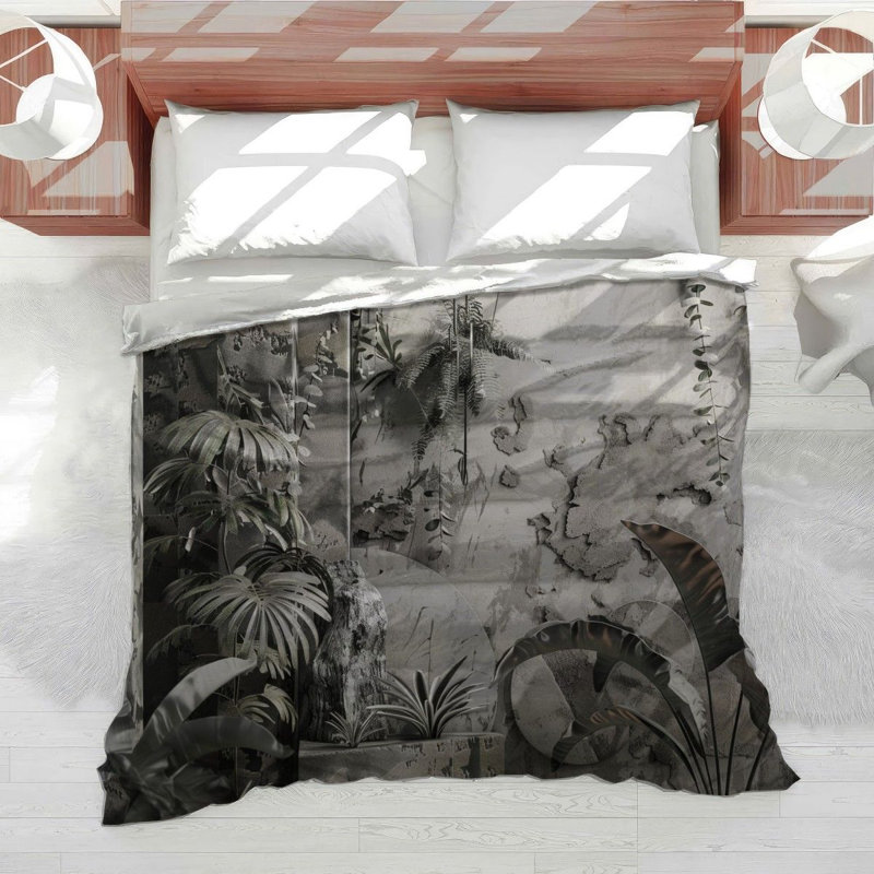 Trendy Floral Plush Bedding, Twin XL Comforter