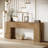 71" Farmhouse Console Table For Entryway, Long Sofa Table Behind Couch-129906971