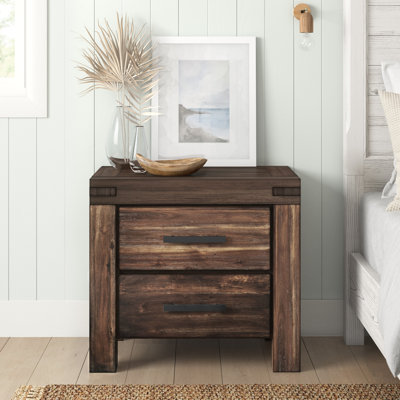 Kaicey 27'' W Solid Wood Nightstand