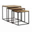 Ensemble de 3 tables gigognes