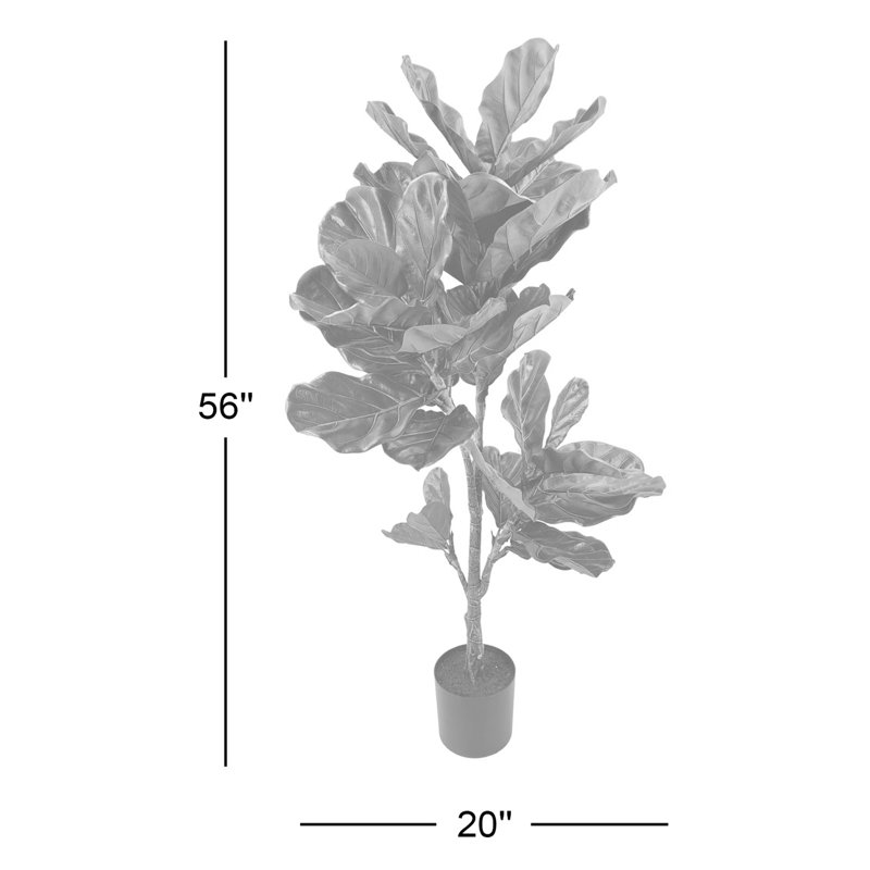 Faux Fiddle Leaf Fig Tree in Pot