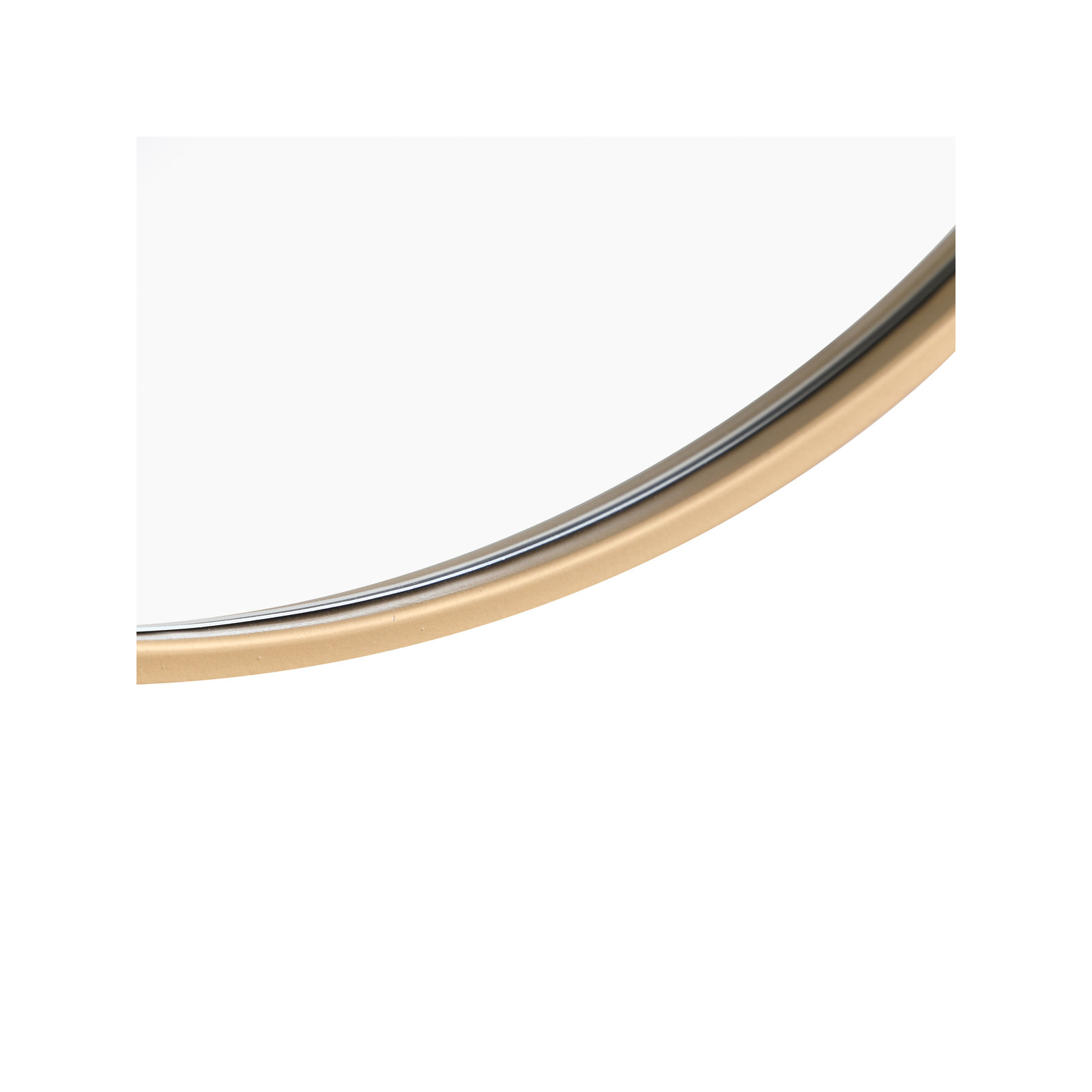 Sabine Metal Round Wall Mirror, Brass, 60" x 60"