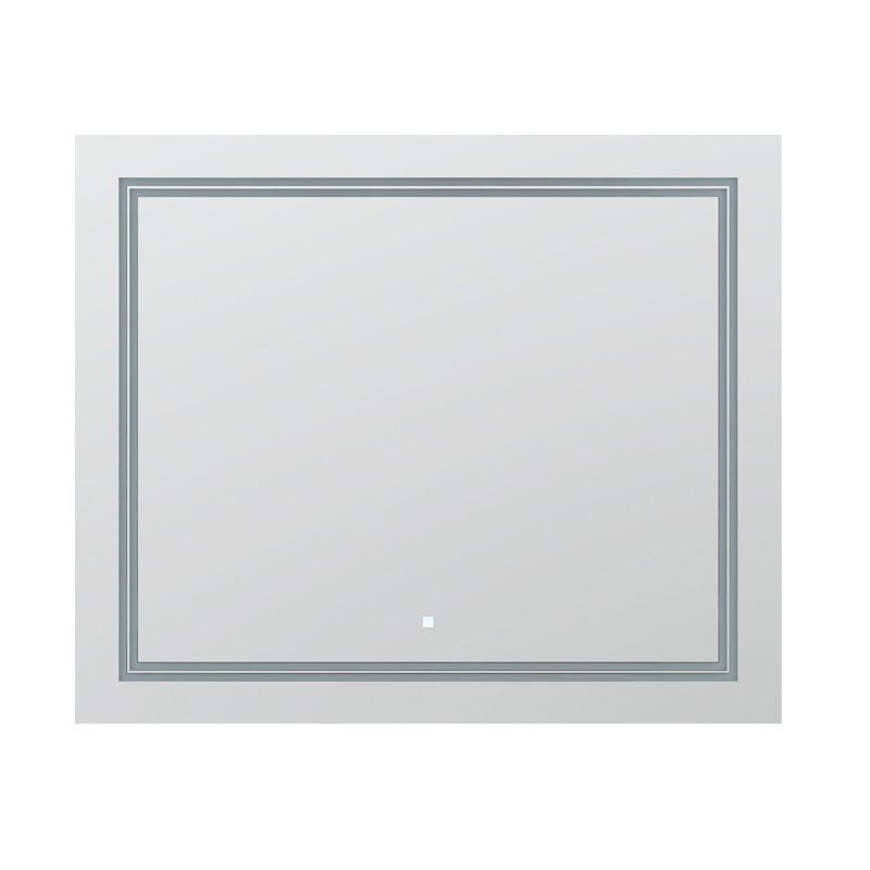 Soho 40"x30"x1" Bathroom LED Wall-Mount Mirror with Dimmer, Defogger, Touch Control, Backlit and Front-Lit, 30" H x 40" W