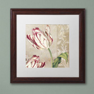 «Peppermint Tulips I» par Jadaya, impression encadrée