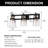 Adwait 3 - Light Dimmable Vanity Light