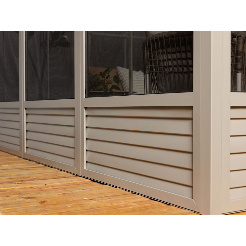 Toit en polycarbonate pour solarium Myrdal, H 107 po x l 124 po x P 132 po