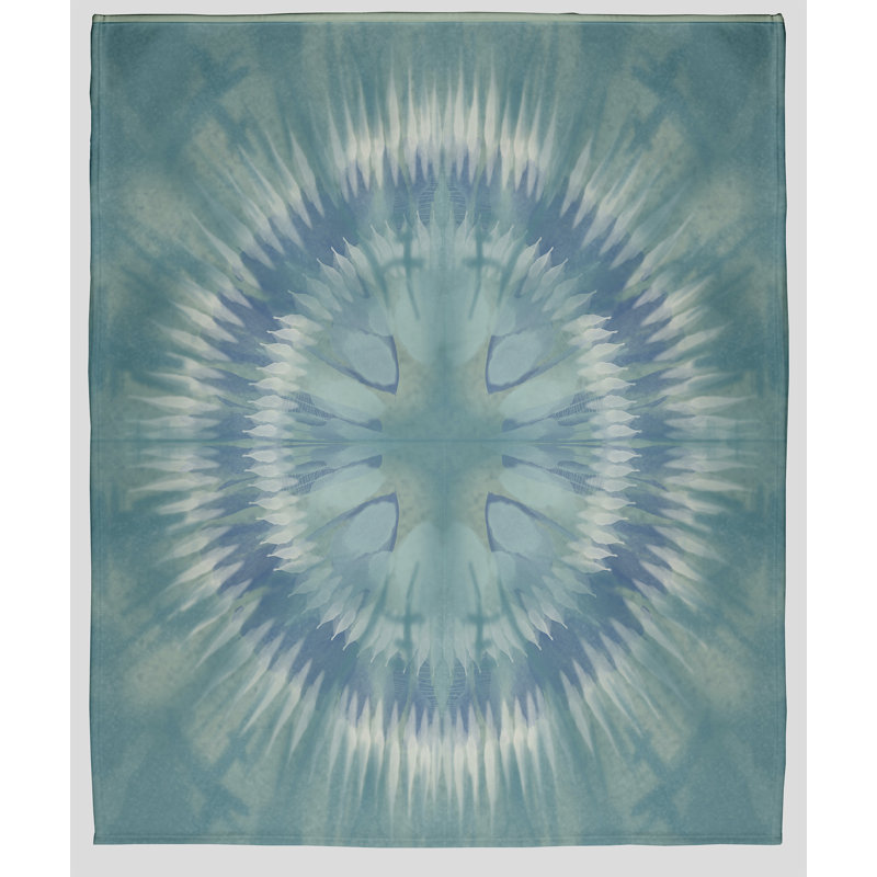 Jeté polaire Funky Junky, L 30 po x L 40 po, 1.75, Bleu sarcelle