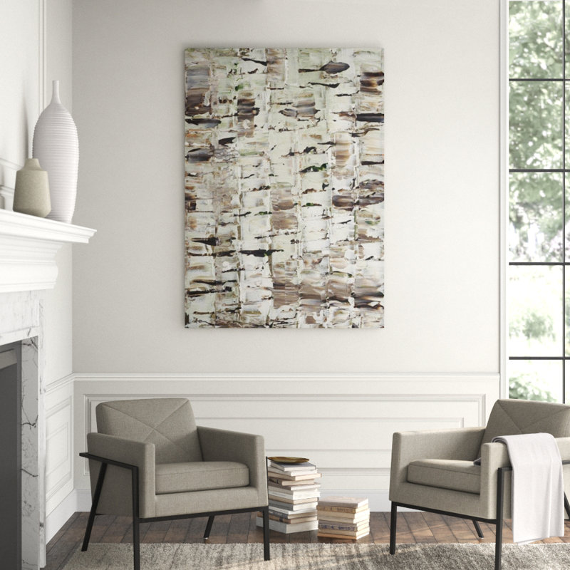 White Snow Print by Chelsea Art Studio, Outdoor, 66" H x 47" W x 1.5" D