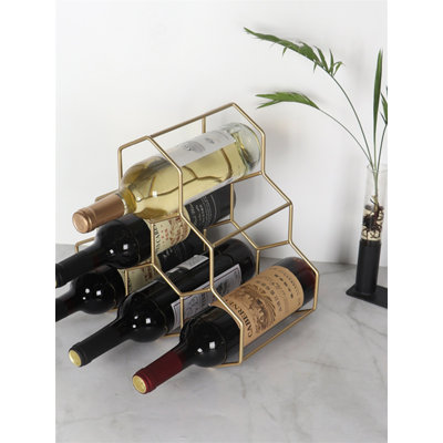 Support à vin Hexahive