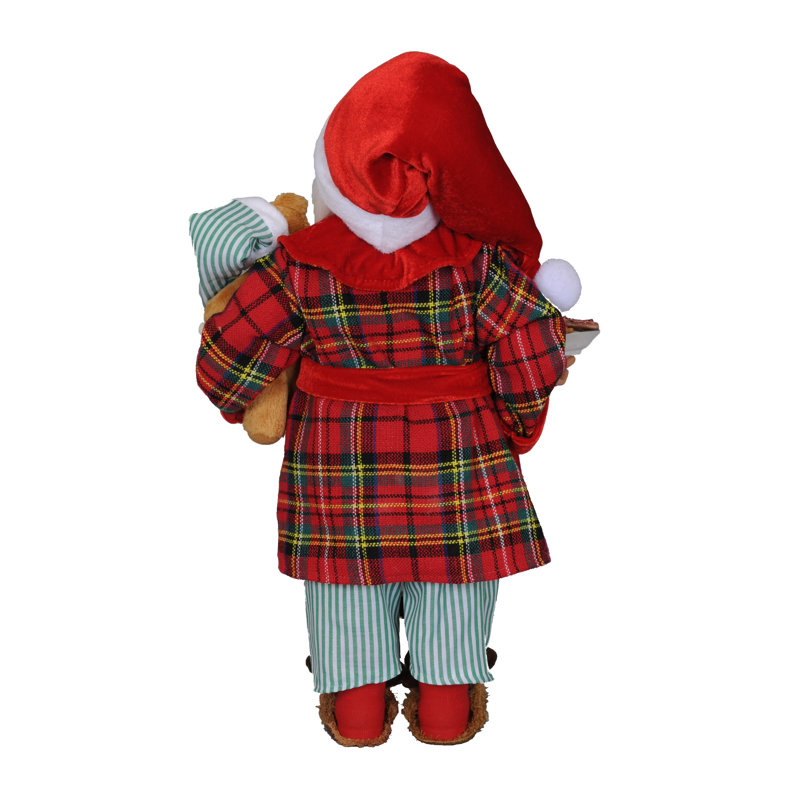 Christmas Milk and Cookies Santa Figurine