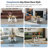 31.5" Circle Coffee Table for Living Room, 2-Tier Wood Accent Center Table with Open Storage-419197710