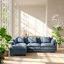 Canapé modulaire 3 places avec repose-pieds Classic
