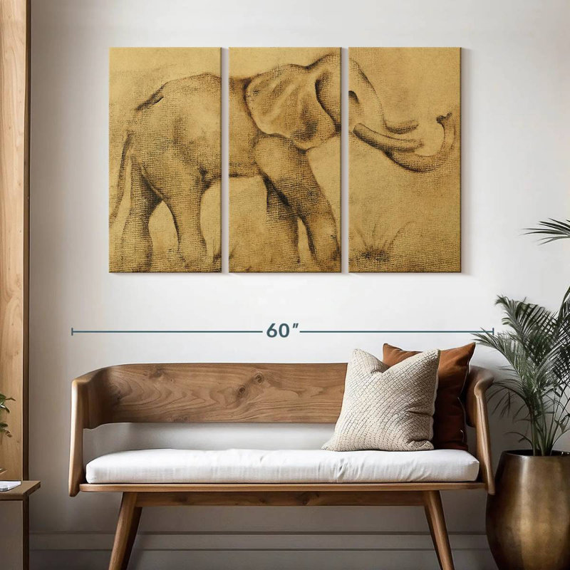 Brampt  Global Elephant Light, 32" H x 50" W