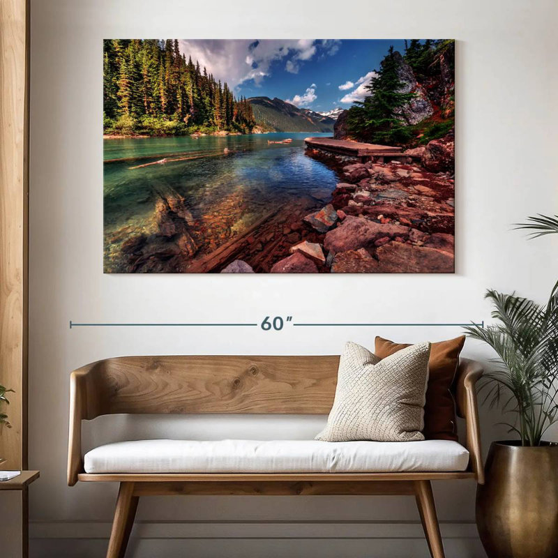 Paysage du lac Alvord, H 34 po x l 51 po
